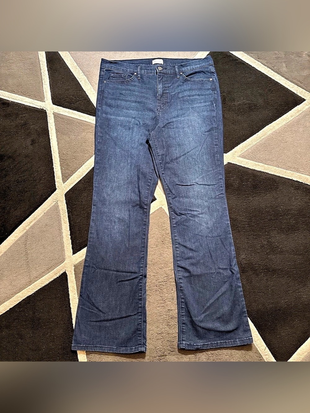 Jessica Simpson Womens High Rise Flare Jeans